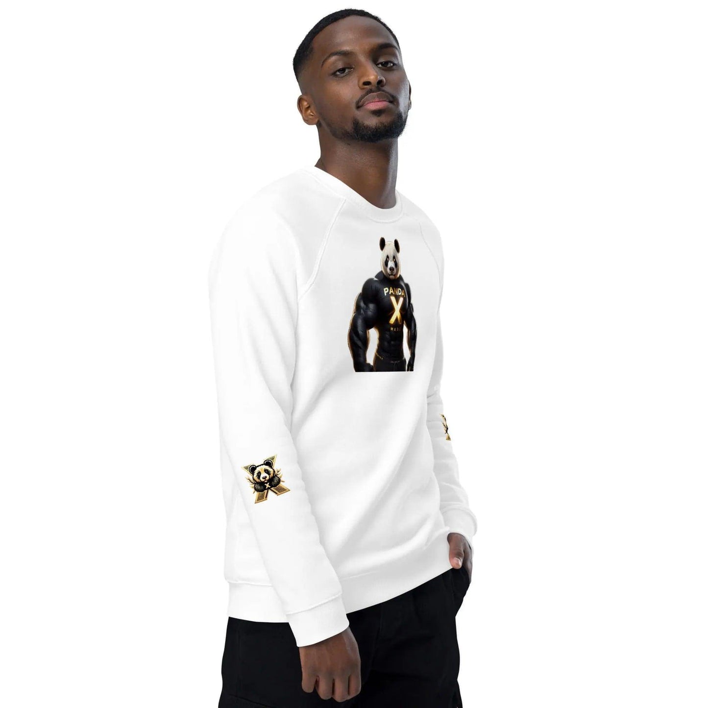 Z. Panda X - Unisex organic raglan sweatshirt WORLDSHOP