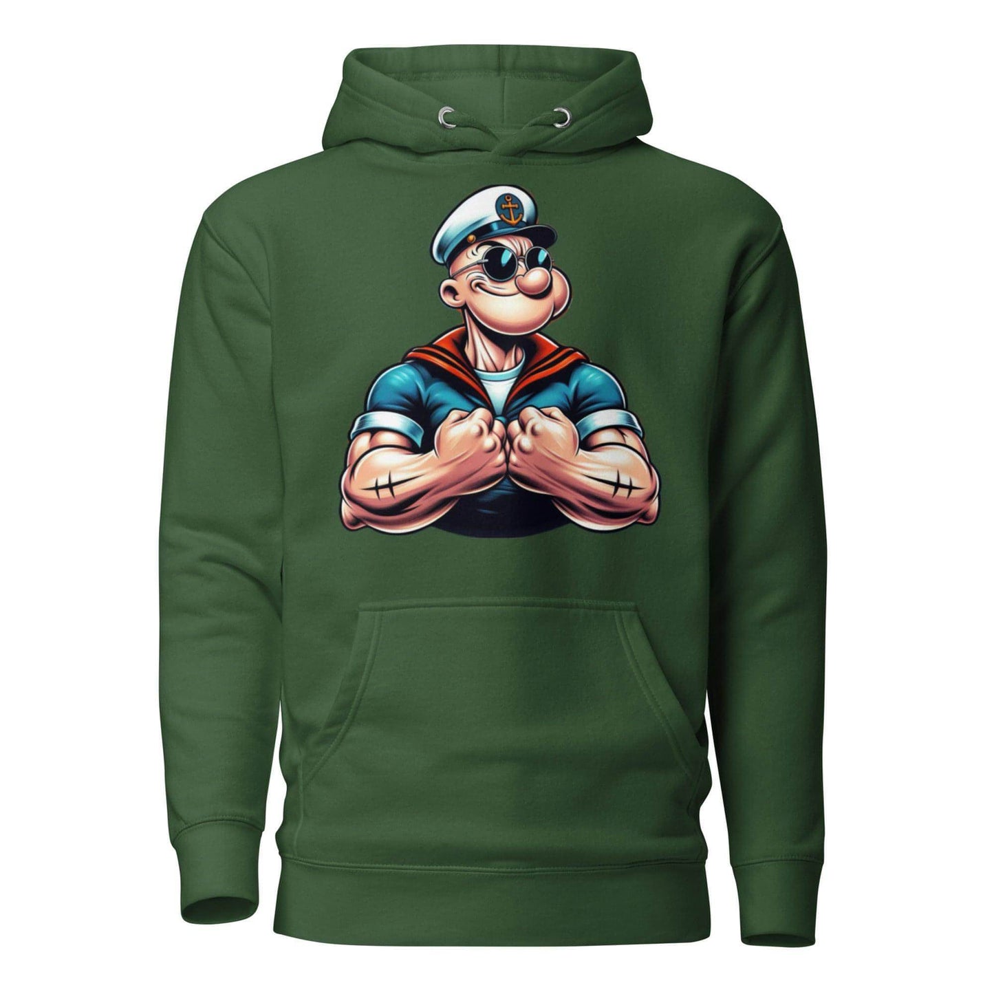 Sudadera unisex con capucha de Popeye