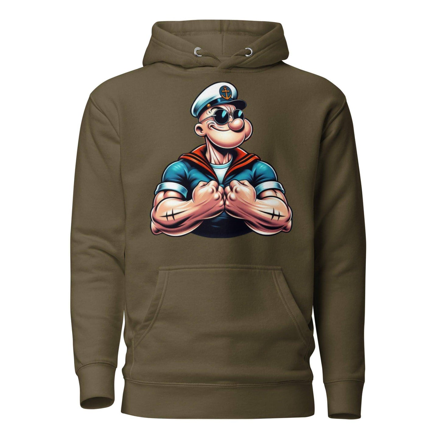 Sudadera unisex con capucha de Popeye