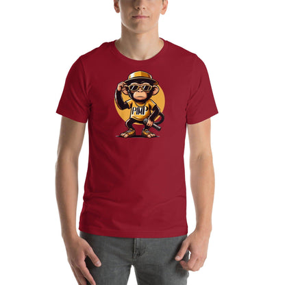 Macaco de cafetão 2 - camiseta unissex