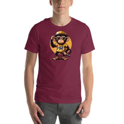 Macaco de cafetão 2 - camiseta unissex