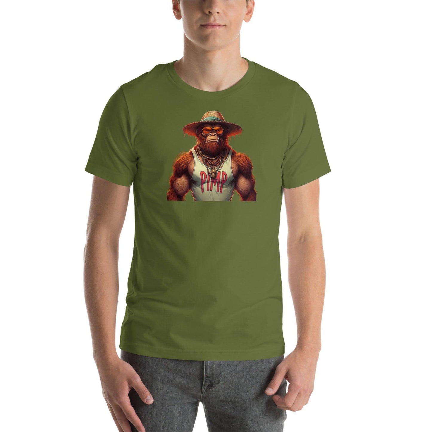 Macaco de cafetão 1 - camiseta unissex