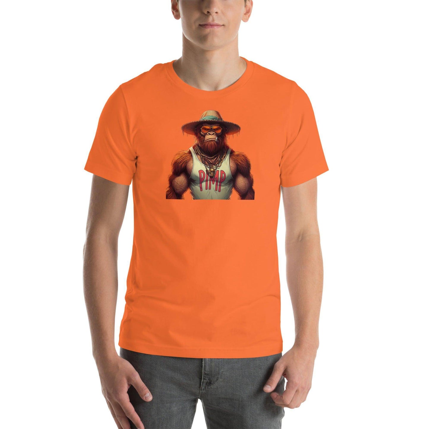 Macaco de cafetão 1 - camiseta unissex