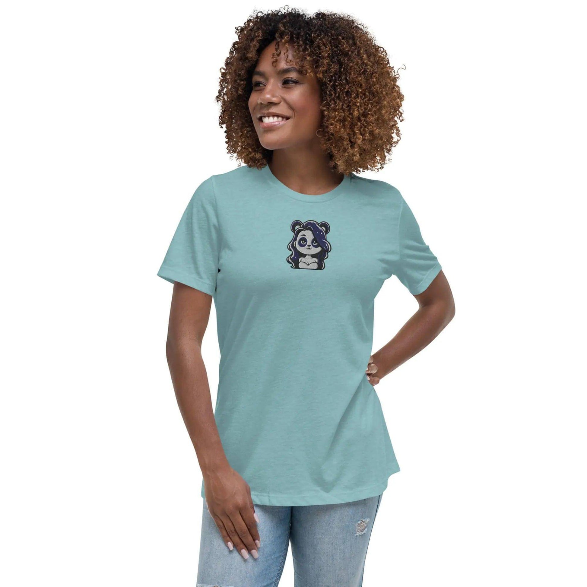 Z. Panda X - Women's Relaxed T-Shirt WORLDSHOP