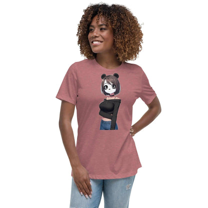 Z. Women's Relaxed T-Shirt Panda X Girls WORLDSHOP