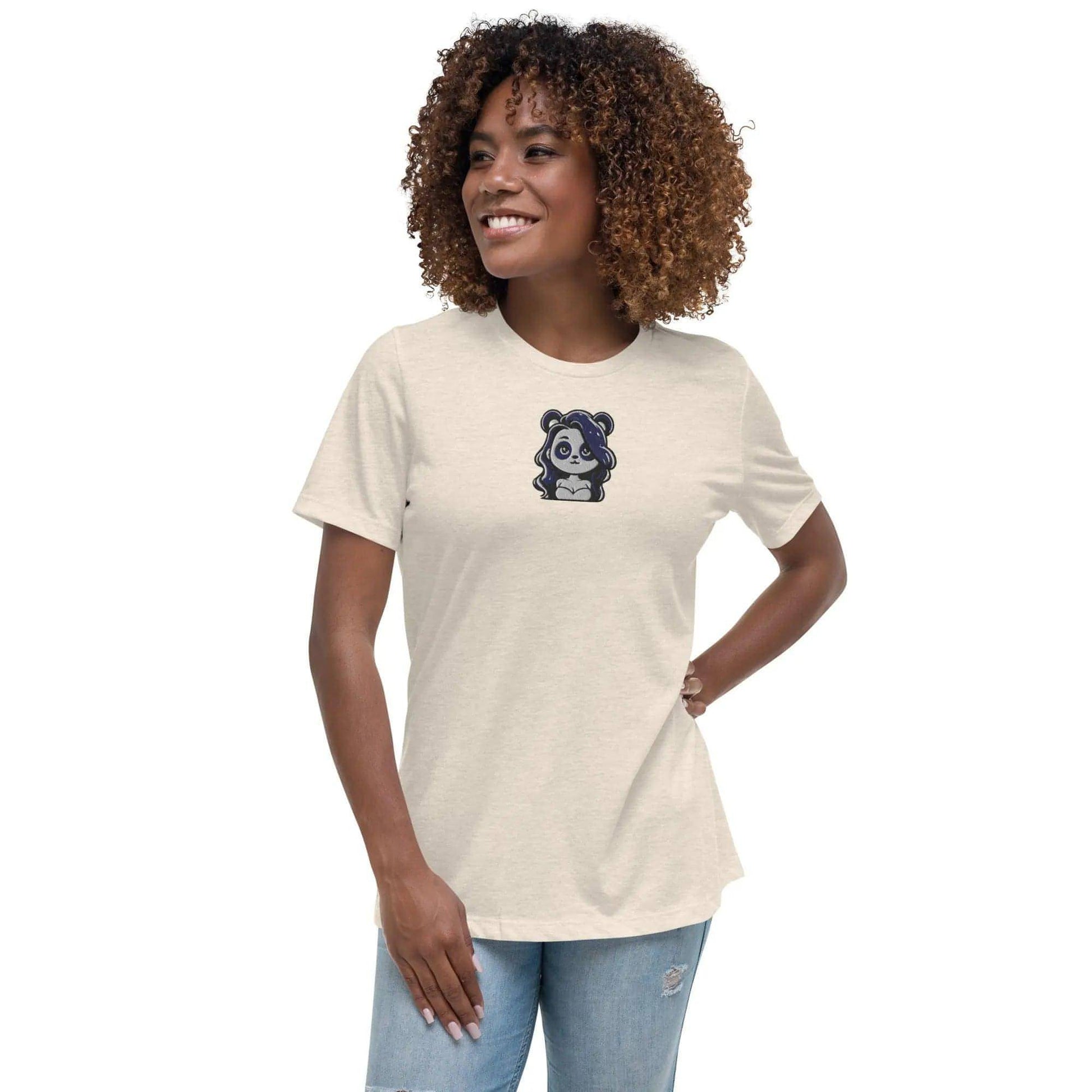 Z. Panda X - Women's Relaxed T-Shirt WORLDSHOP