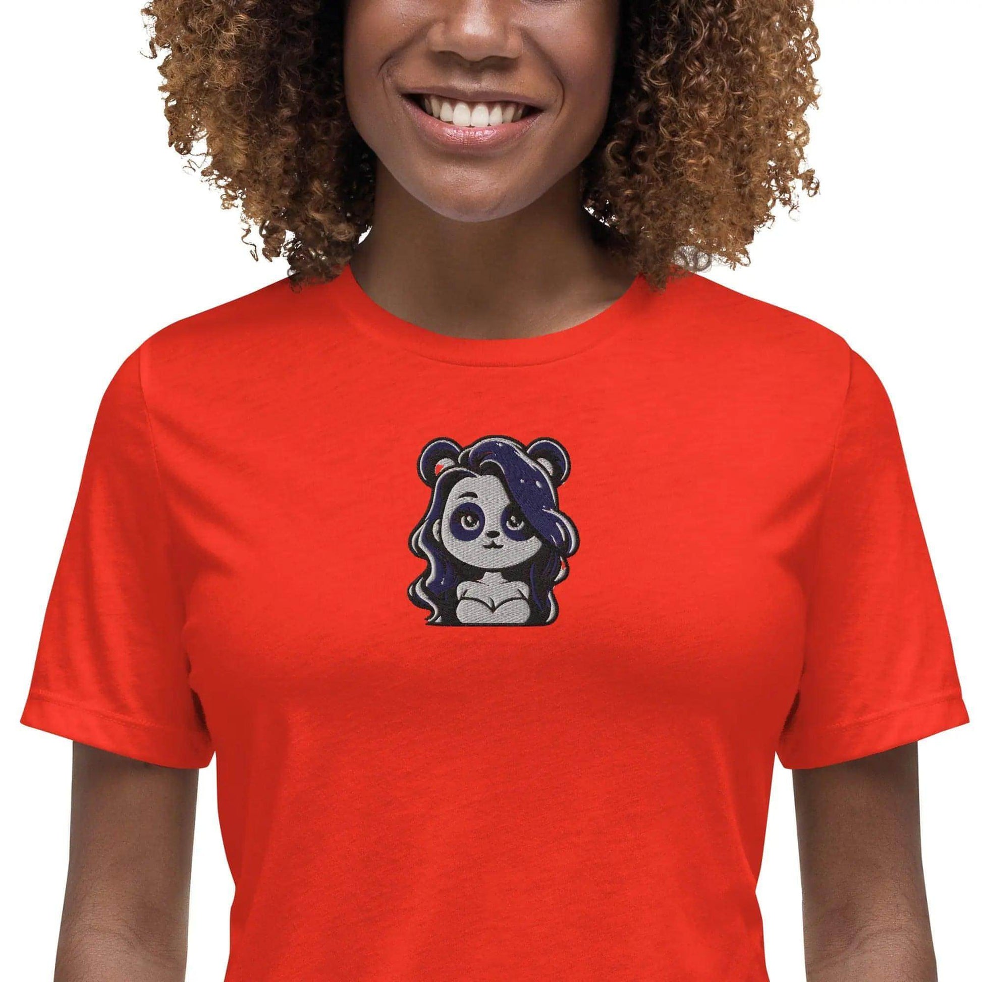 Z. Panda X - Women's Relaxed T-Shirt WORLDSHOP