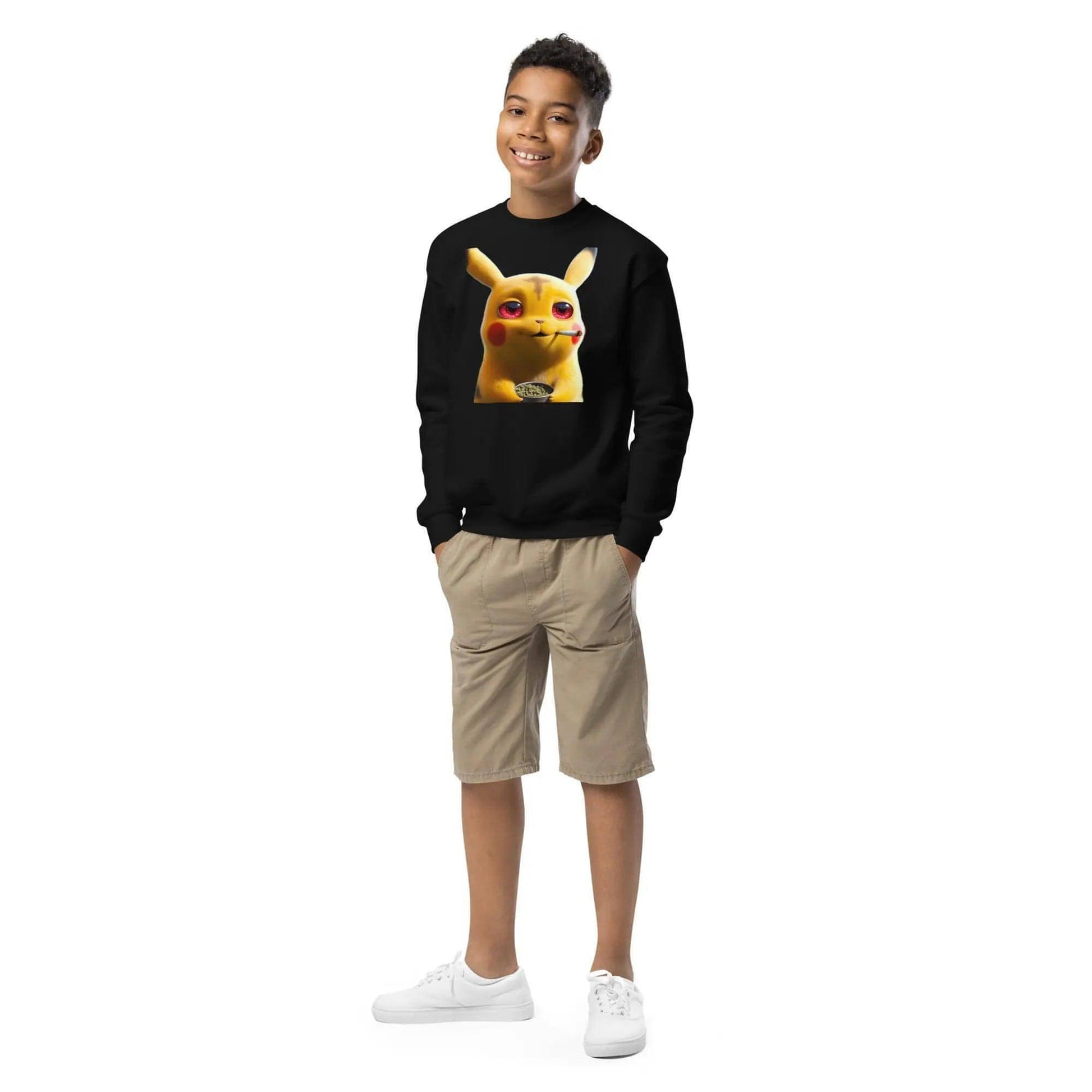 Stoner Pika- Youth crewneck sweatshirt WORLDSHOP