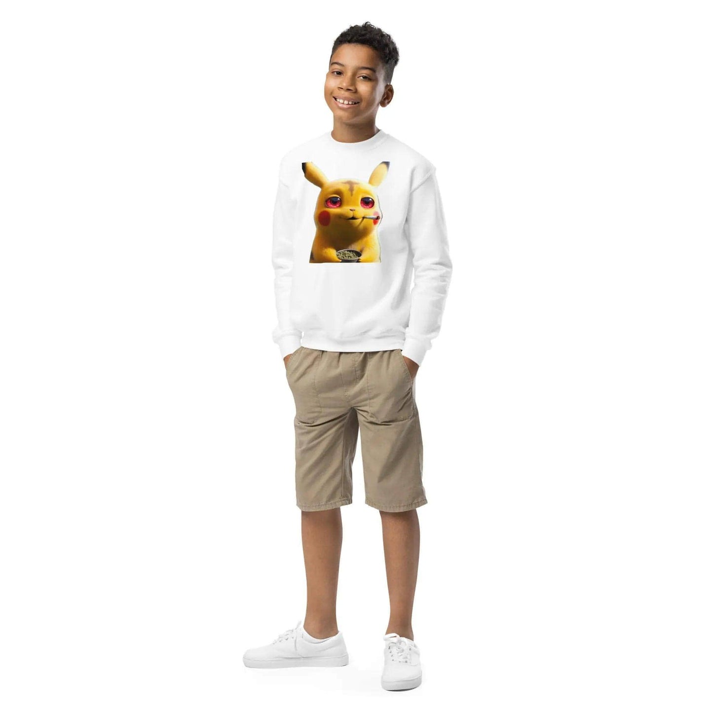 Stoner Pika- Youth crewneck sweatshirt WORLDSHOP